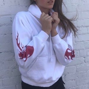 Christy Flames Hoodie Brandy Melville